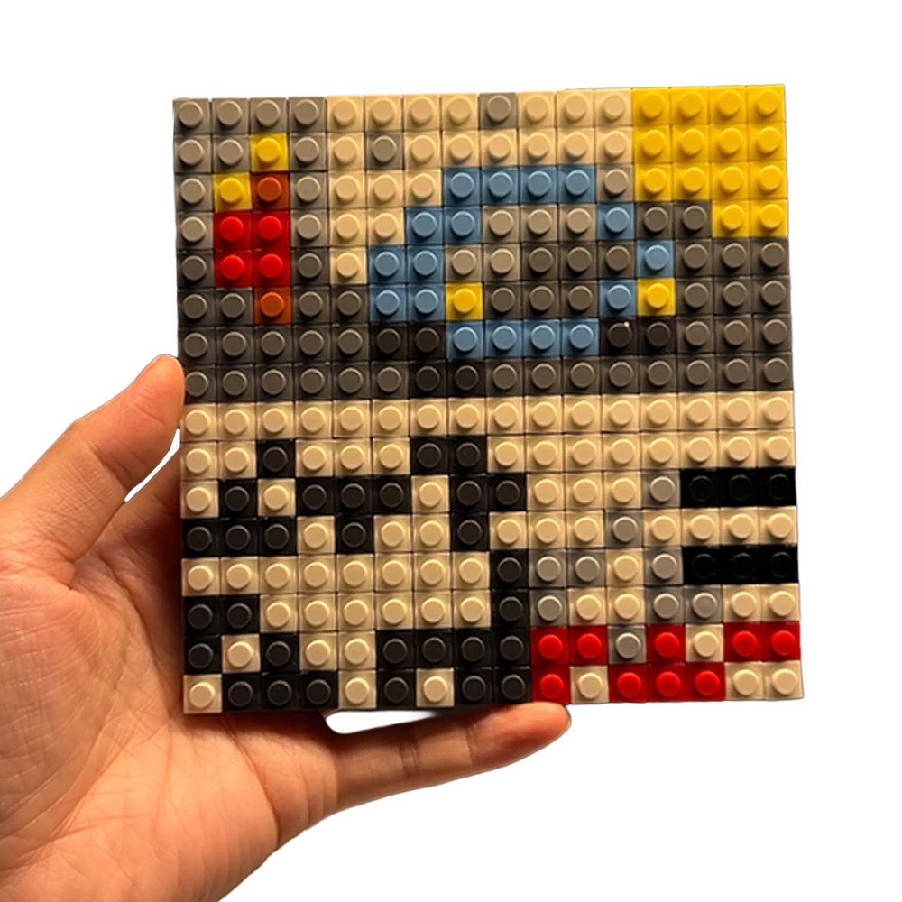 "Goodbye & Good Riddance" Pixel Brick Album Cover