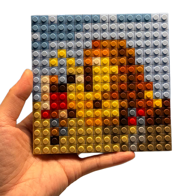 "Astroworld" Pixel Brick Album Cover