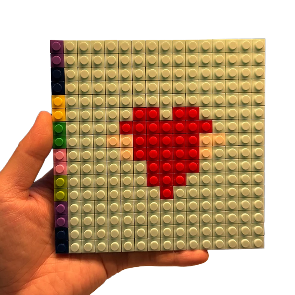 "808s & Heartbreak" Pixel Brick Album Cover