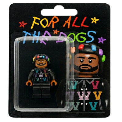 "Drake" For All The Dogs Custom Brick Figure