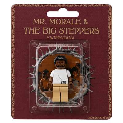 "Mr. Morale" Kendrick Custom Rapper Brick Figure
