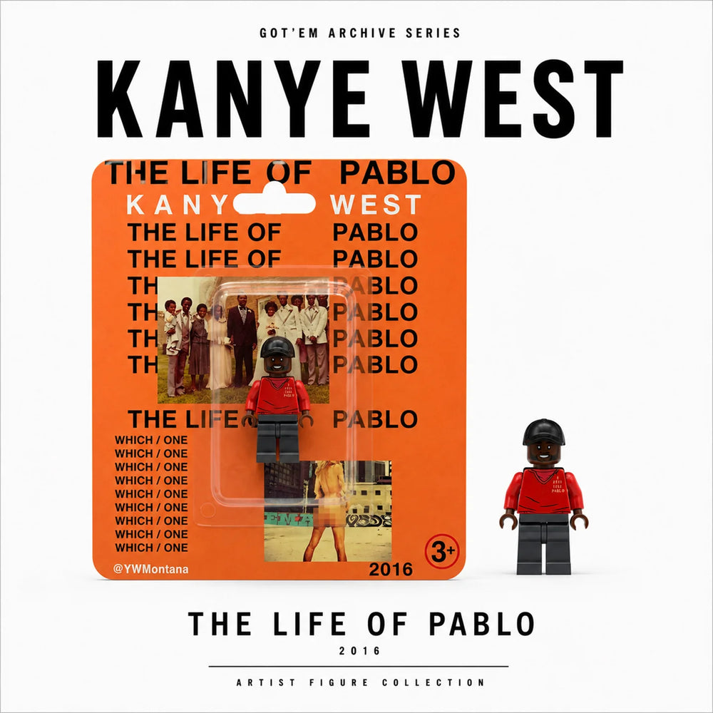 "Kanye West" Late Registration Custom Brick Figure