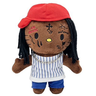 "THE CARTER" Rapper Plush Collectible – Hip-Hop Icon Soft Sculpture Figure