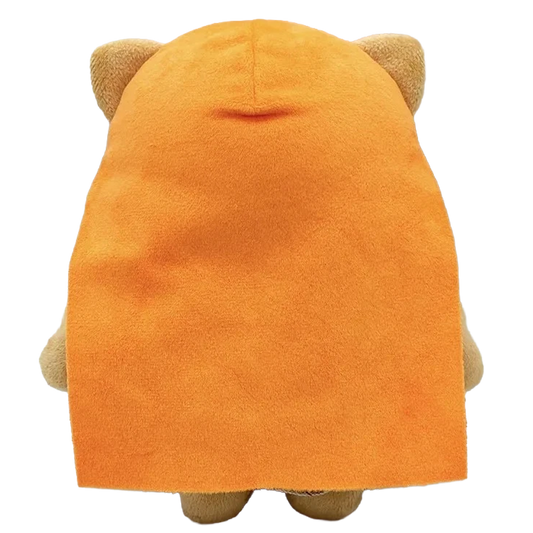 THE BIG GUY rapper plush collectible — custom circular icon pendant and collegiate streetwear, hip-hop icon display figure