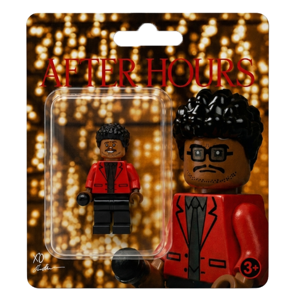"The Weeknd" After Hours Custom Brick Figure