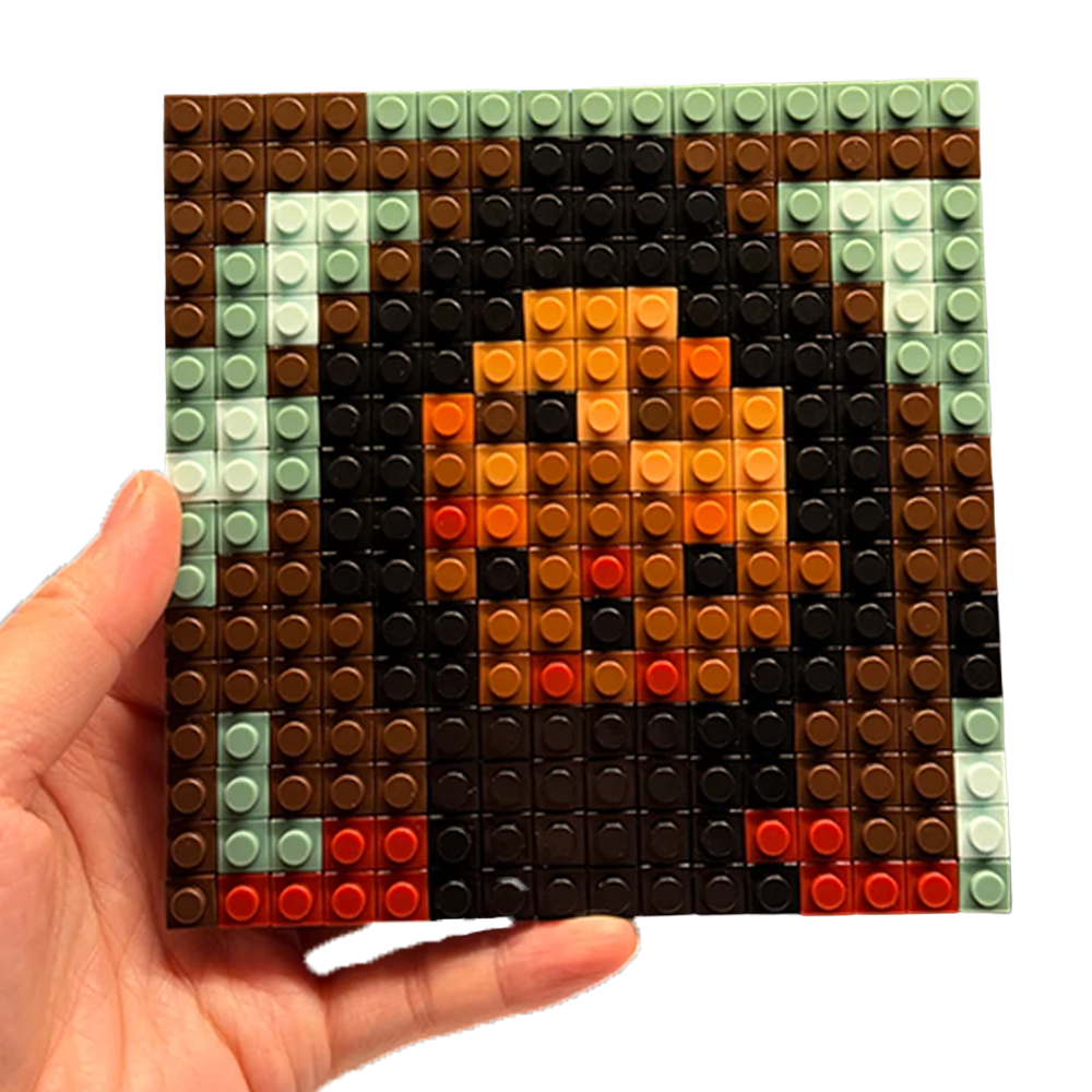"After Hours" Pixel Brick Album Cover