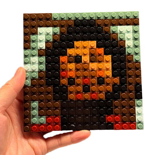 After Hours pixel brick album cover, music culture collectible