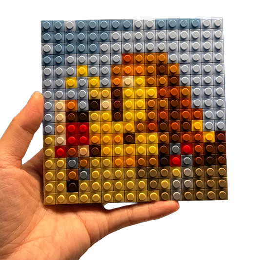 "Astroworld" Pixel Brick Album Cover