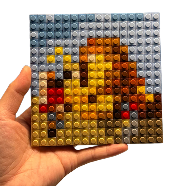 "Travis Scott" Astroworld Pixel Brick Album Cover