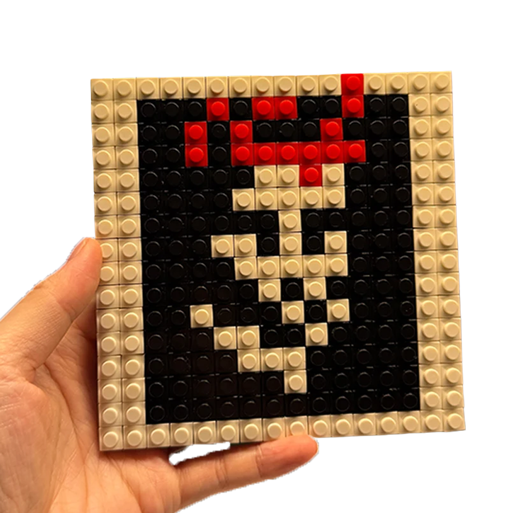 "Whole Lotta Red" Pixel Brick Album Cover