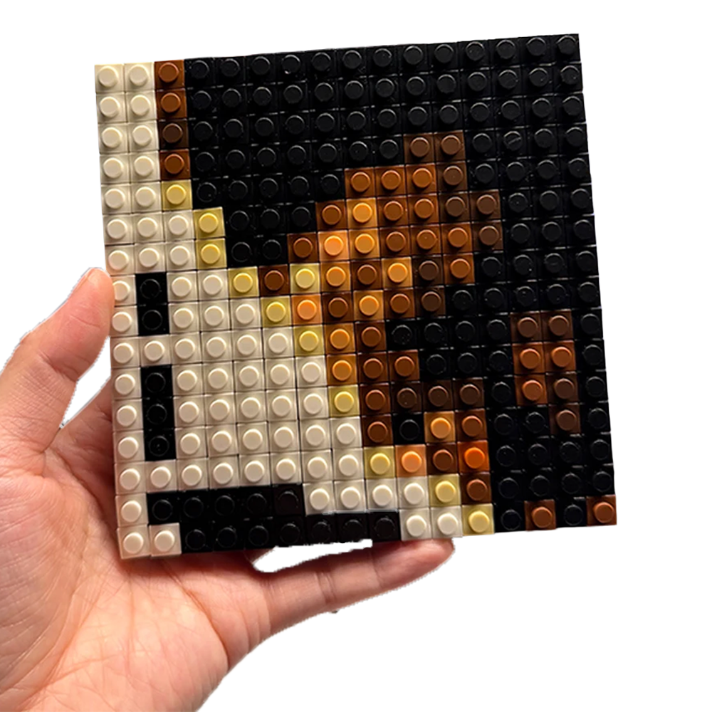 "Hurry Up Tomorrow" Pixel Brick Album Cover