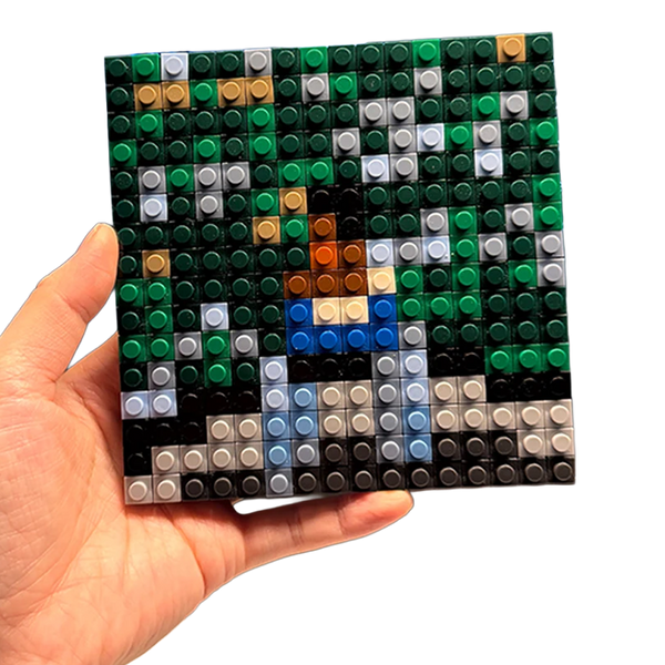 "J. Cole" 2014 Forest Hills Drive Pixel Brick Album Cover