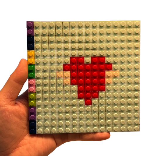 808s & Heartbreak pixel brick album cover, music culture collectible