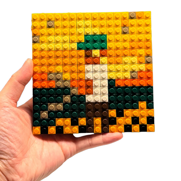 "Tyler The Creator" Flower Boy Pixel Brick Album Cover