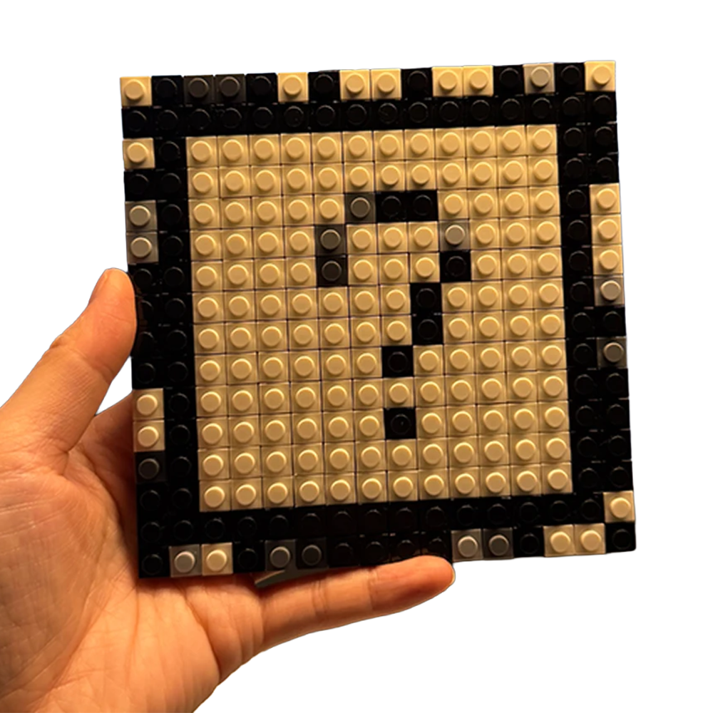 "?" Pixel Brick Album Cover
