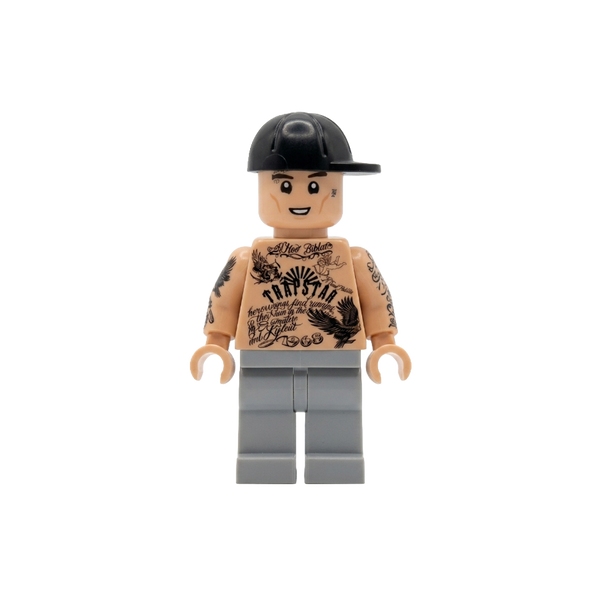 "Central Cee" 23 Custom Brick Figure - back