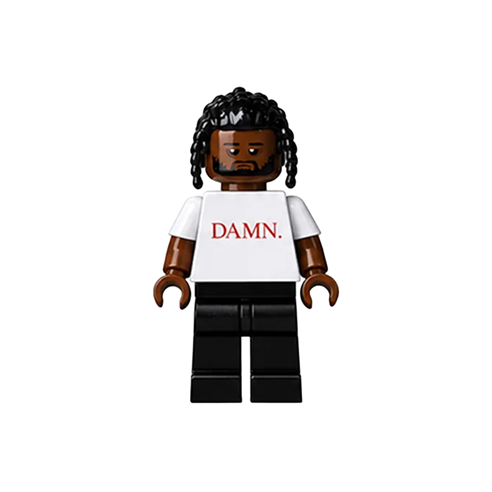 "DAMN" Kendrick Custom Rapper Brick Figure
