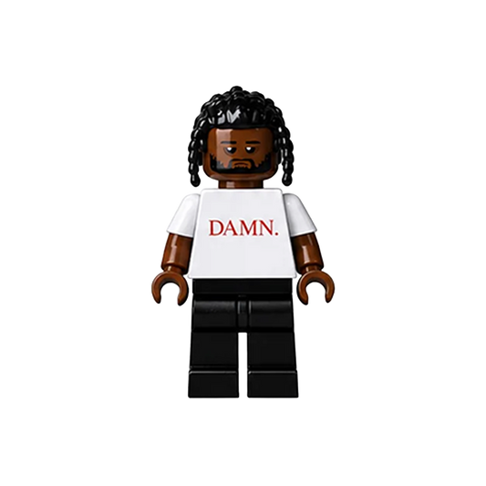 "DAMN" Kendrick Custom Rapper Brick Figure