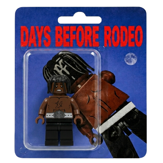 "Travis Scott" Days Before Rodeo Custom Brick Figure