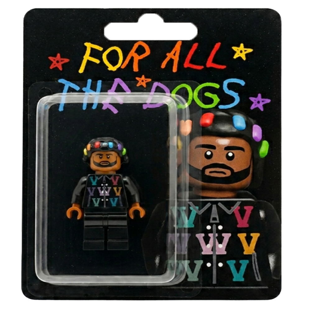 "Drake" For All The Dogs Custom Brick Figure