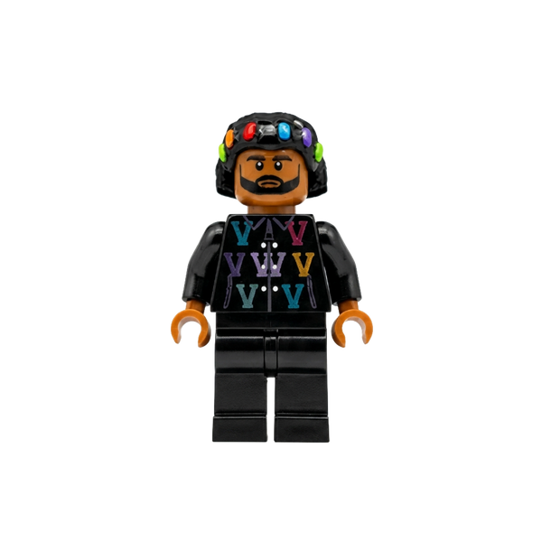 "Drake" For All The Dogs Custom Brick Figure - back
