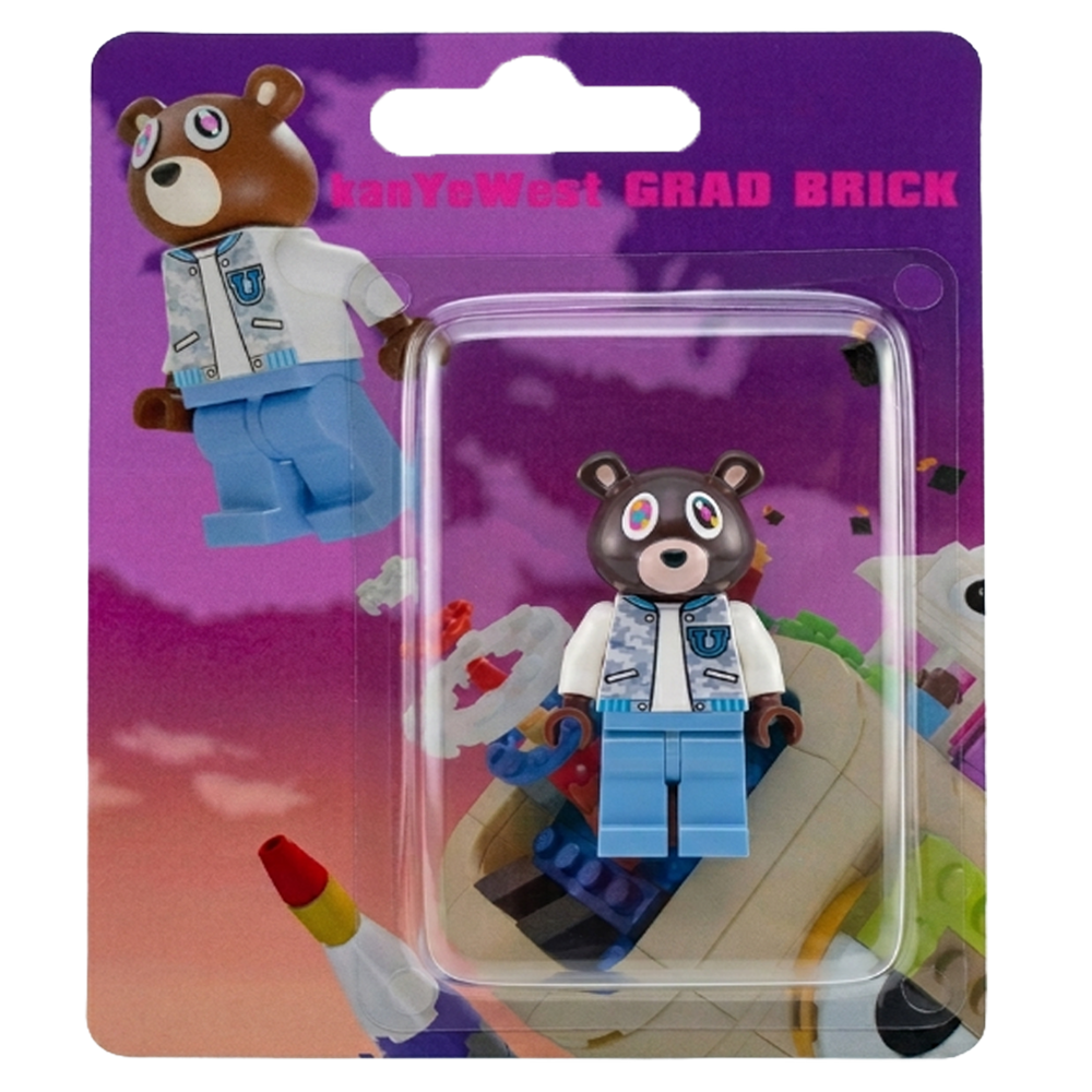 "Kanye West" Graduation Custom Brick Figure