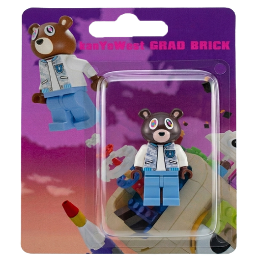 "Kanye West" Graduation Custom Brick Figure