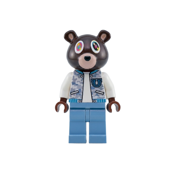 "Kanye West" Graduation Custom Brick Figure - back