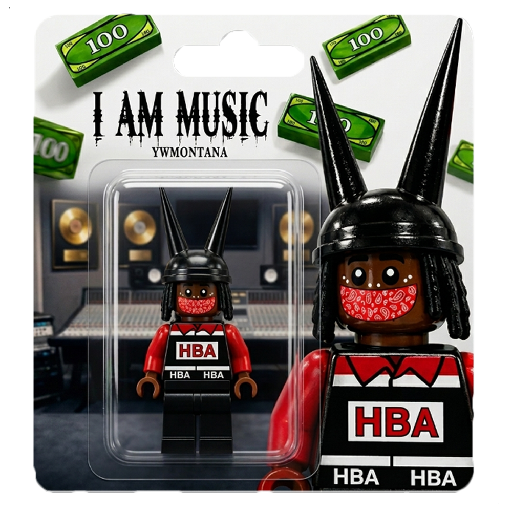 "Playboi Carti" I Am Music HBA Custom Brick Figure