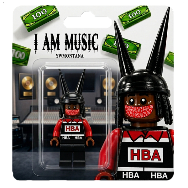 "Playboi Carti" I Am Music HBA Custom Brick Figure
