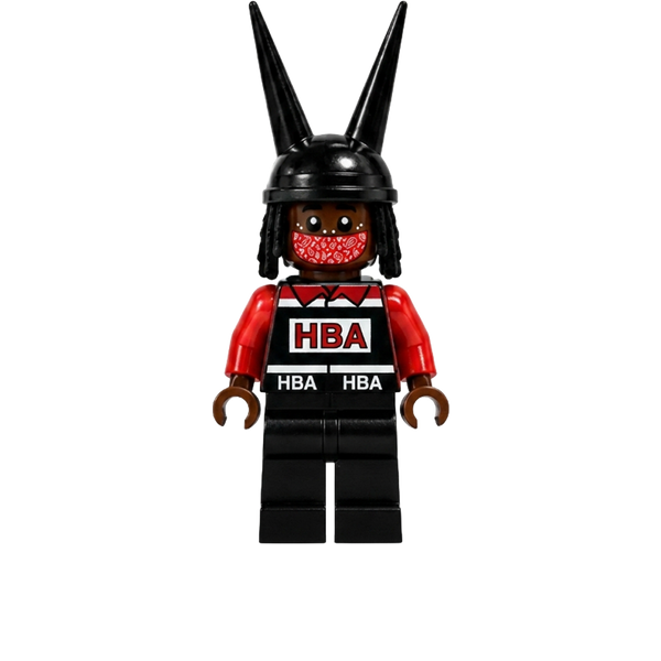 "Playboi Carti" I Am Music HBA Custom Brick Figure - back