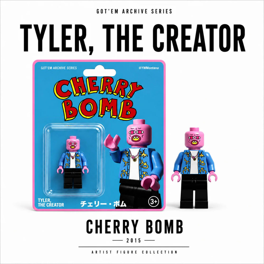 "Tyler The Creator" Cherry Bomb Custom Brick Figure