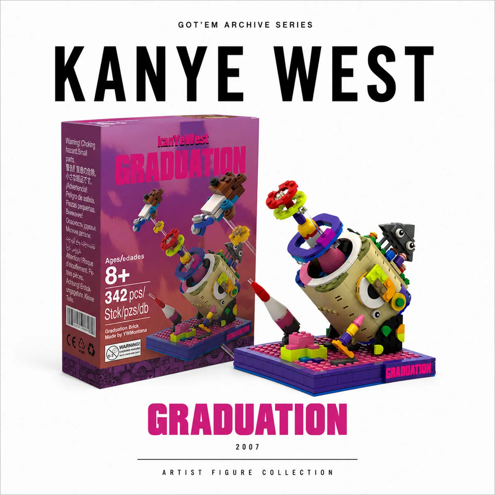 "Kanye West" Late Registration Custom Brick Figure