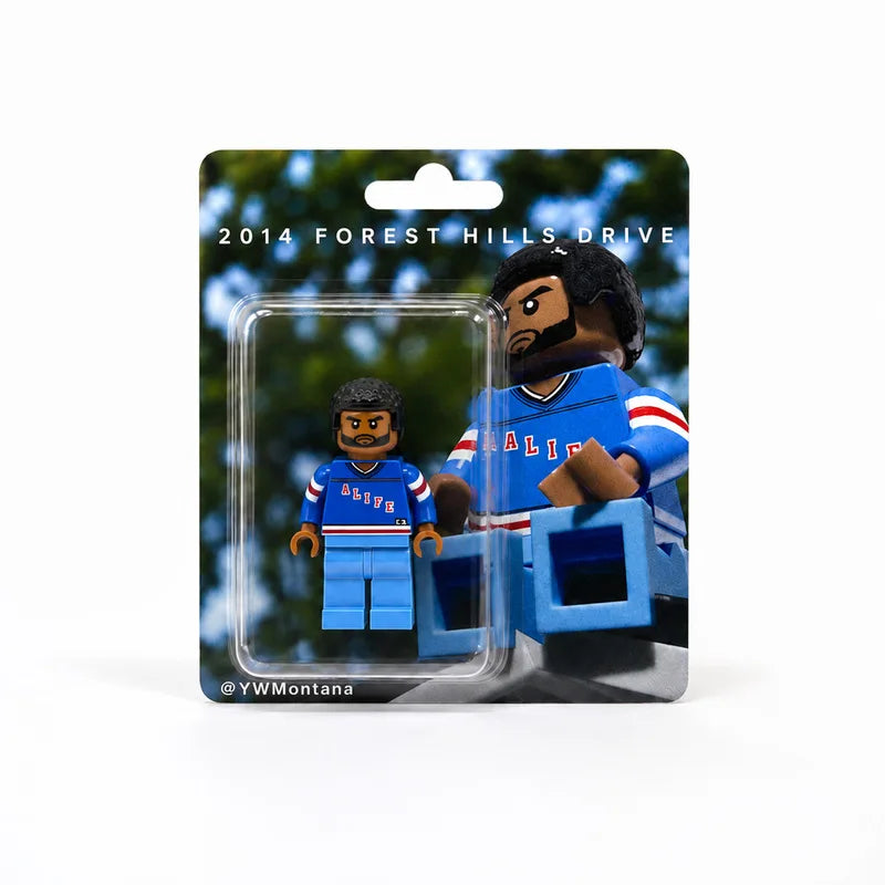 "J. Cole" The Fall Off Custom Brick Figure