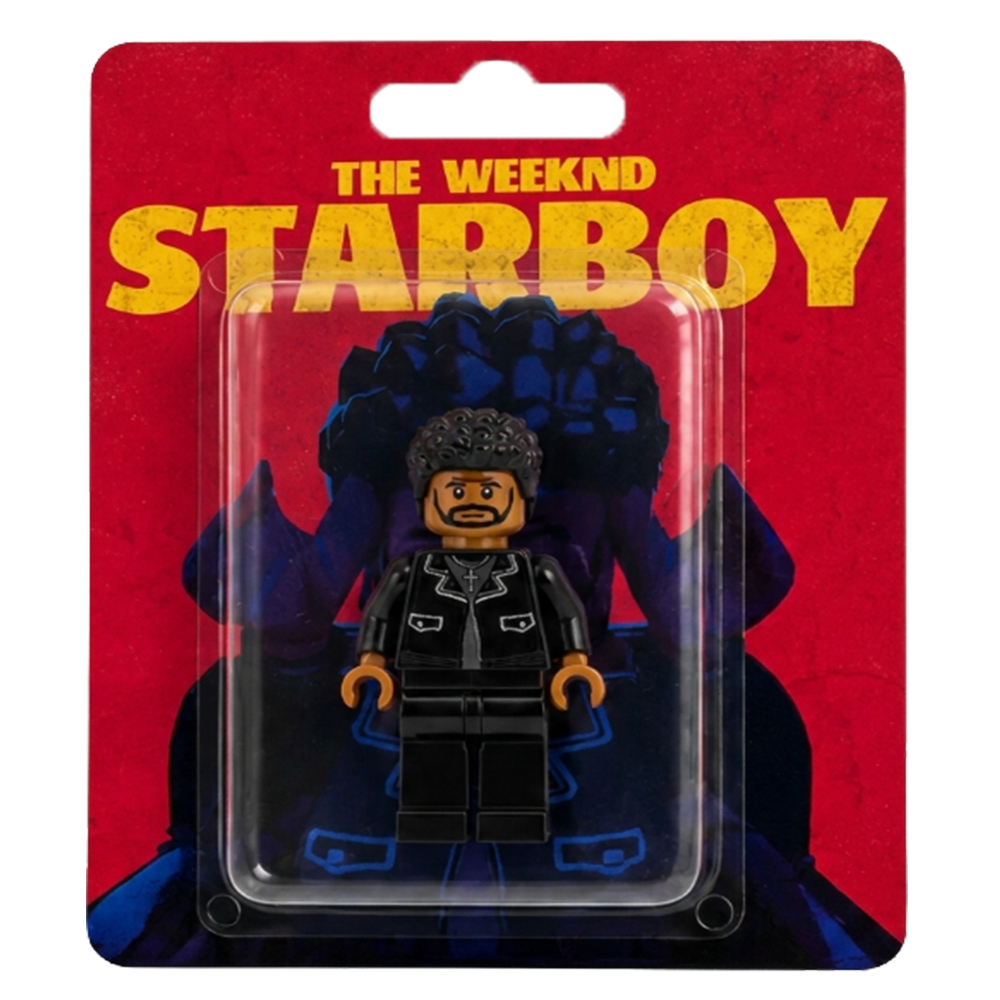 "The Weeknd" Starboy Custom Brick Figure