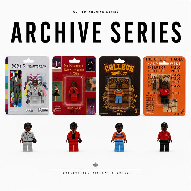 "Kanye West" 808s & Heartbreak Custom Brick Figure