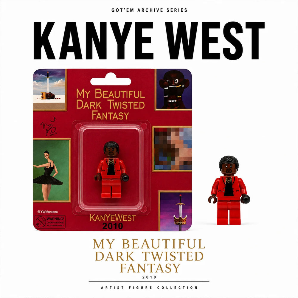 "Kanye West" The Life of Pablo Custom Brick Figure