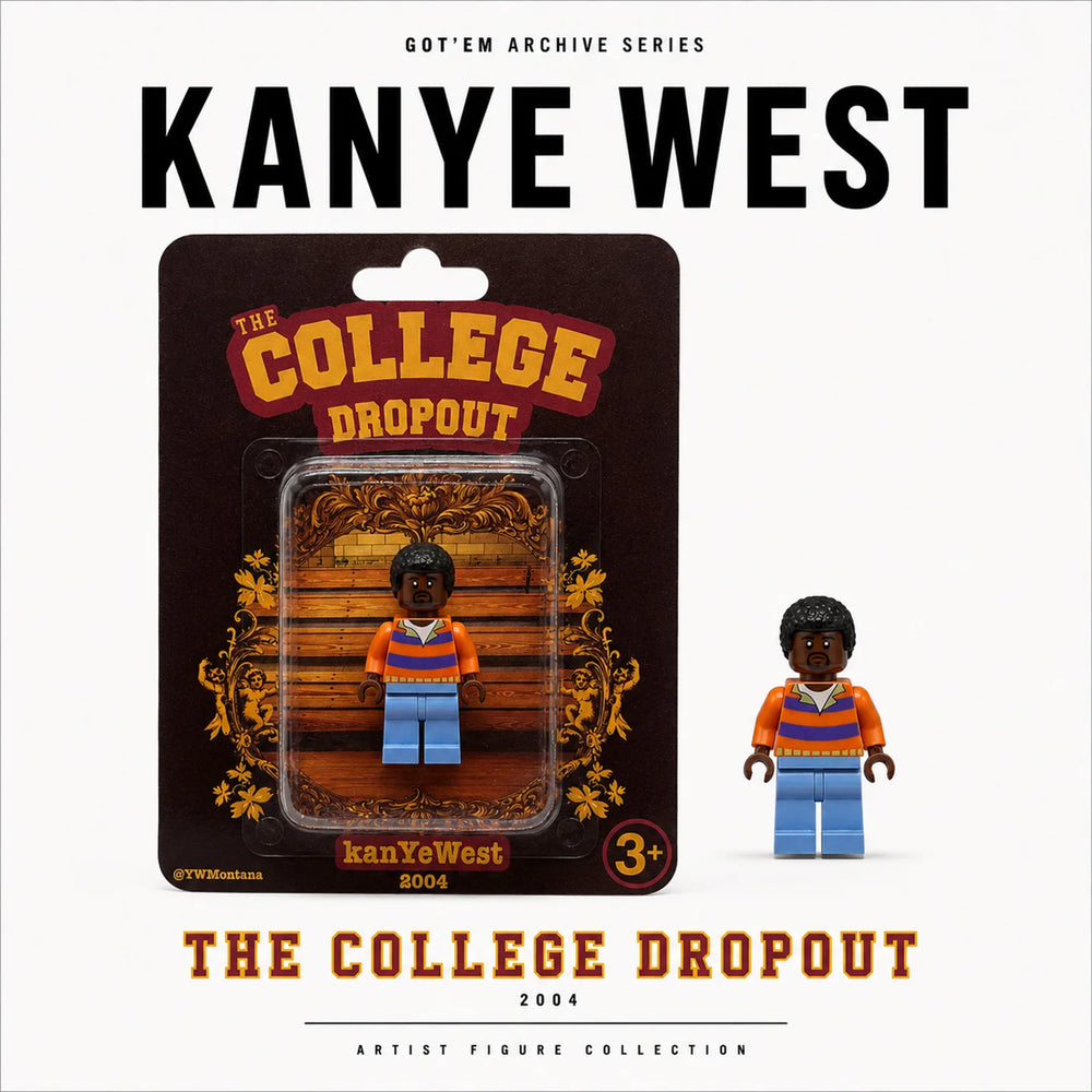 "Kanye West" Graduation Custom Brick Set