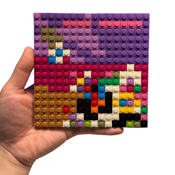 "Kanye West" Graduation Pixel Brick Album Cover