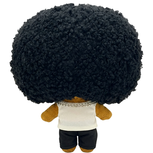 THE SONDER R&B plush collectible — white tank top and charcoal trousers, weighted music icon display figure