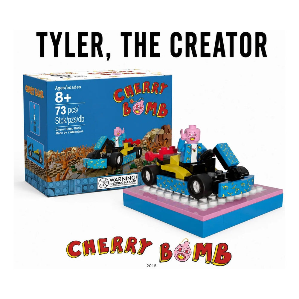 "Tyler The Creator" Cherry Bomb Kart Custom Brick Set (card and figure)
