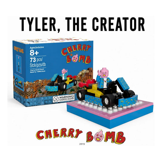 "Tyler The Creator" Cherry Bomb Kart Custom Brick Set (card and figure)