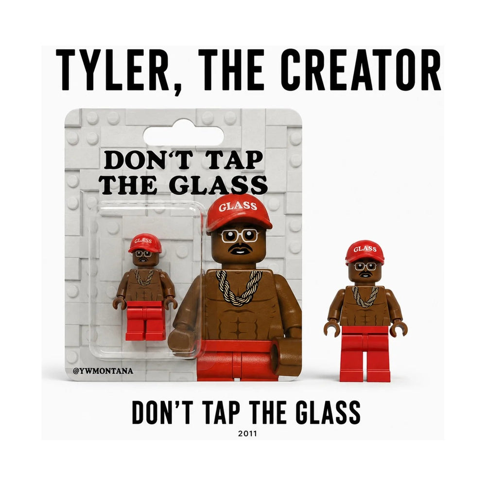 "Tyler The Creator" Don't Tap The Glass Custom Brick Figure (card and figure)