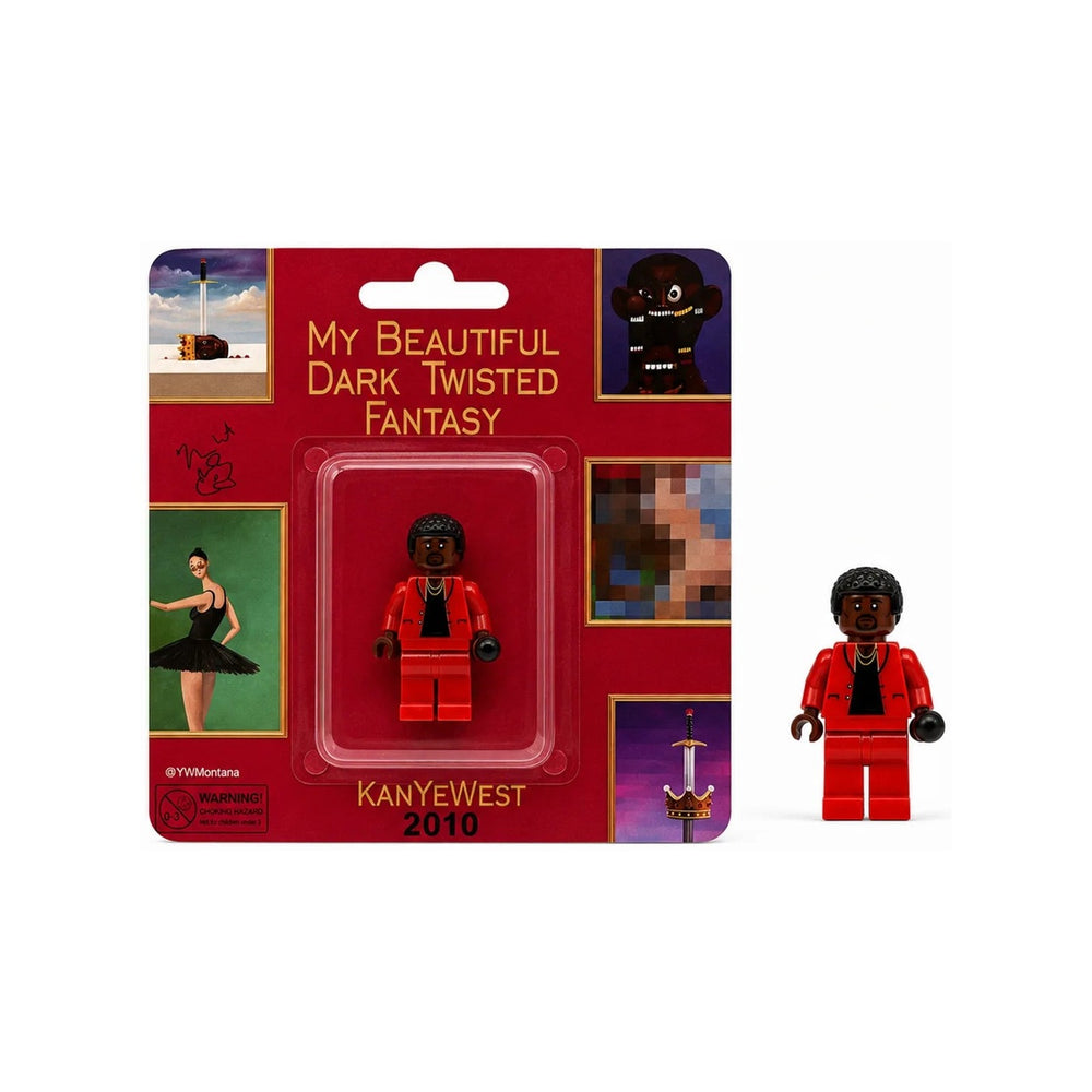 "Kanye West" My Beautiful Dark Twisted Fantasy Custom Brick Figure