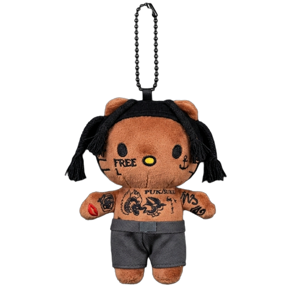 "Travis Scott" Cactus Jack Custom Icon Plushie Keychain