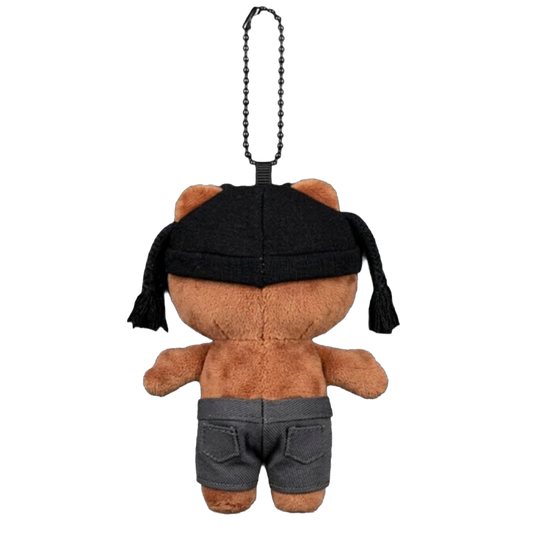 THE CACTUS JACK plush keychain bag charm, signature headwear and metal clasp hardware