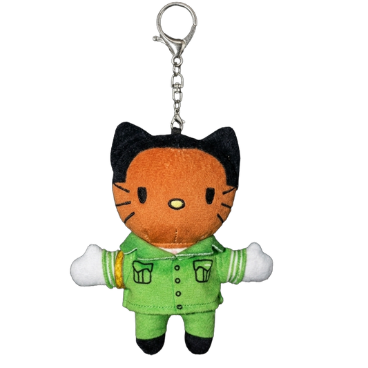 THE CHROMAKOPIA plush keychain bag charm, era-specific styling and monospace embroidery