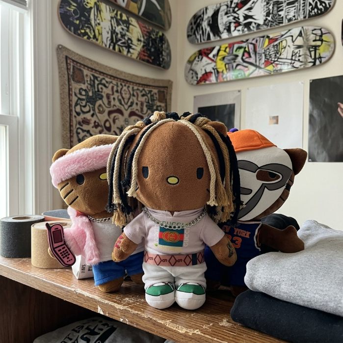 An Archived Plush collectible at home