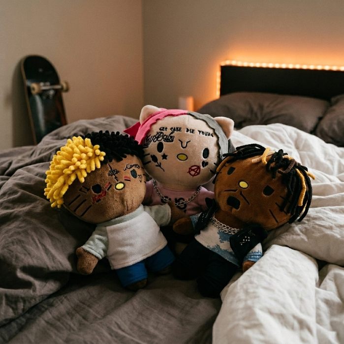 An Archived Plush collectible at home